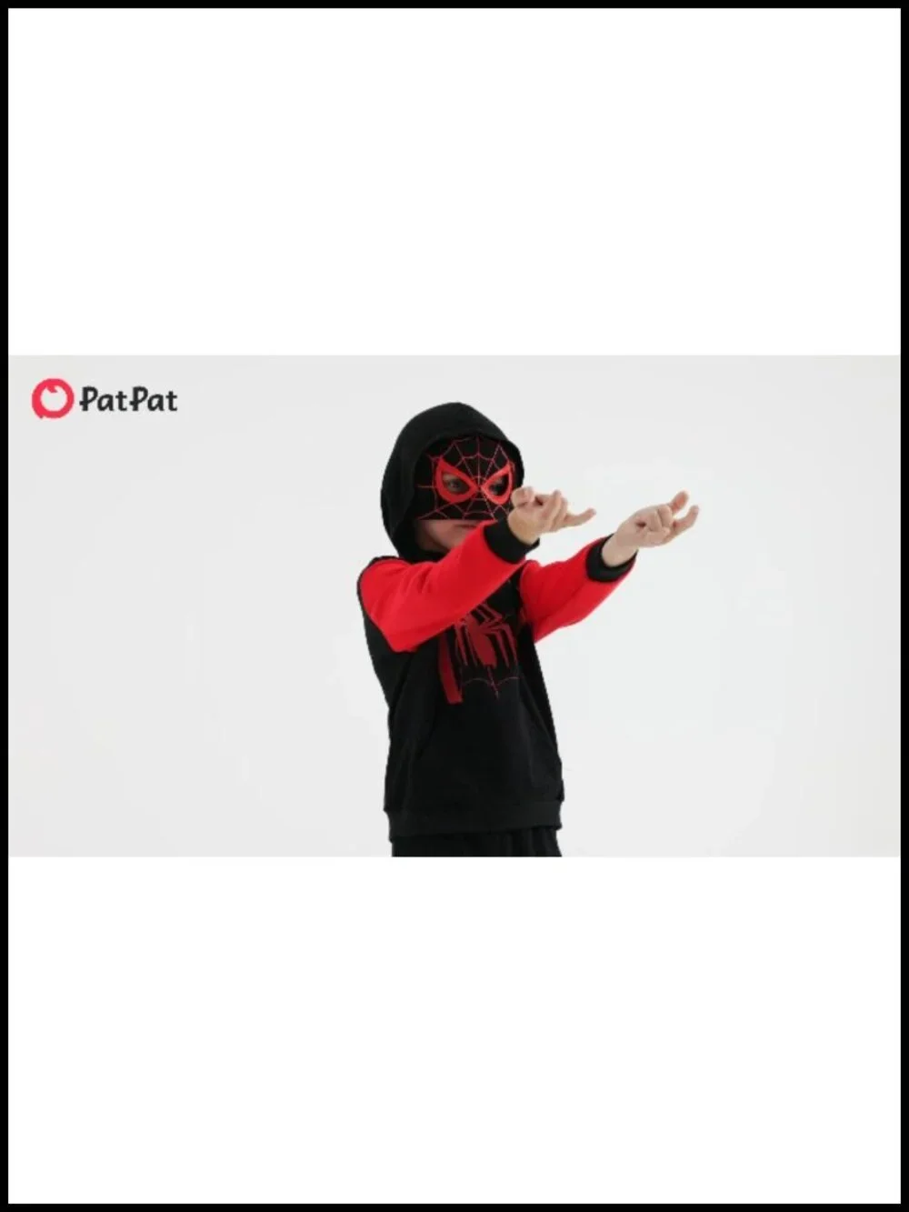 Marvel Spider-Man Miles Morales 2-Piece Hoodie & Jogger Set Kids Cosplay